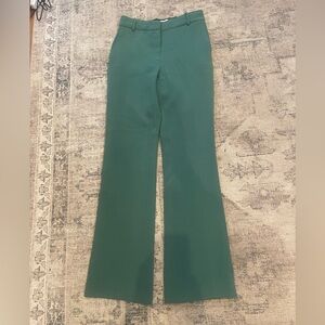 Aritzia Babaton Seafoam Green Denise Wide Leg Trouser Pants size 0